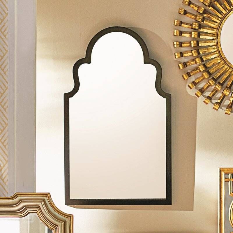 Evelyn Arched Oversized Wall Mirror & Reviews | Joss & Main Intended For Arched Wall Mirrors (Photo 5 of 20)