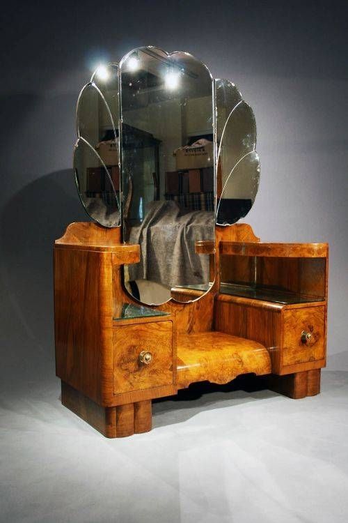 Excellent Quality Art Deco Dressing Table | 244059 Within Art Deco Dressing Table Mirrors (View 14 of 20)