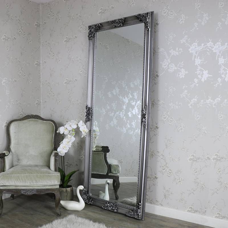 Extra Large Floor Mirror. Fabulous Floor Ideas Medium Size Large In Silver Full Length Mirrors (Photo 19 of 30)