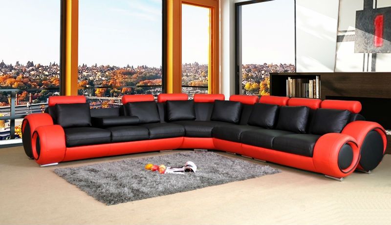 Extra Large Leather Corner Sofas Leather Sectional Sofa Within Very Large Sofas (Photo 1 of 15)