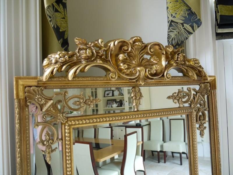 Extra Large Ornate Antique Gold Full Length Wall Mirror – Melody Intended For Ornate Full Length Wall Mirrors (View 18 of 20)