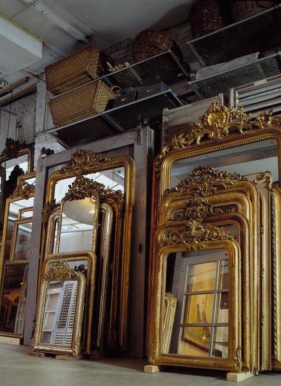 Eye For Design: Decorate With Large, Ornate Leaning Mirrors Pertaining To Ornate Leaner Mirrors (Photo 15 of 30)