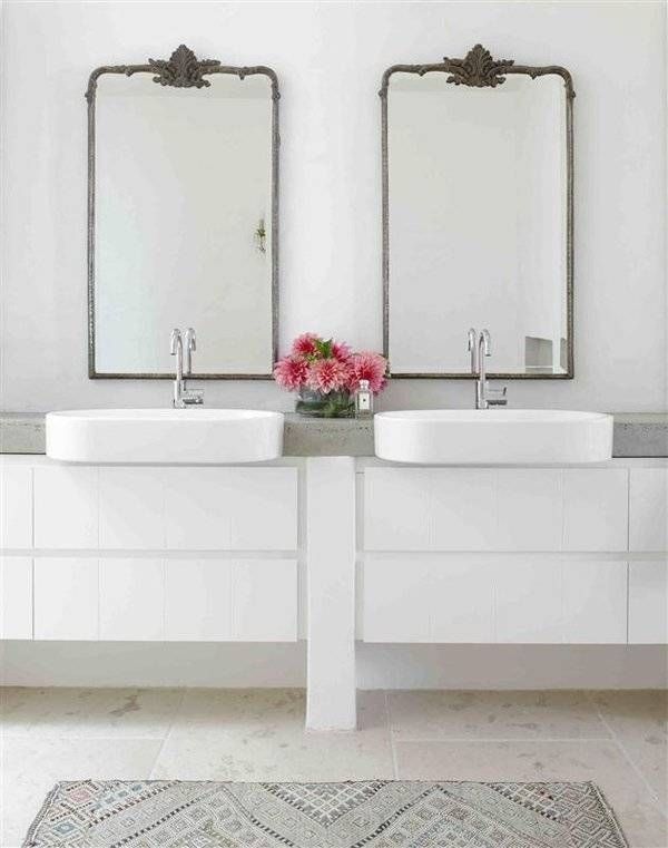 Featured Photo of 20 Ideas of Vintage Style Bathroom Mirrors
