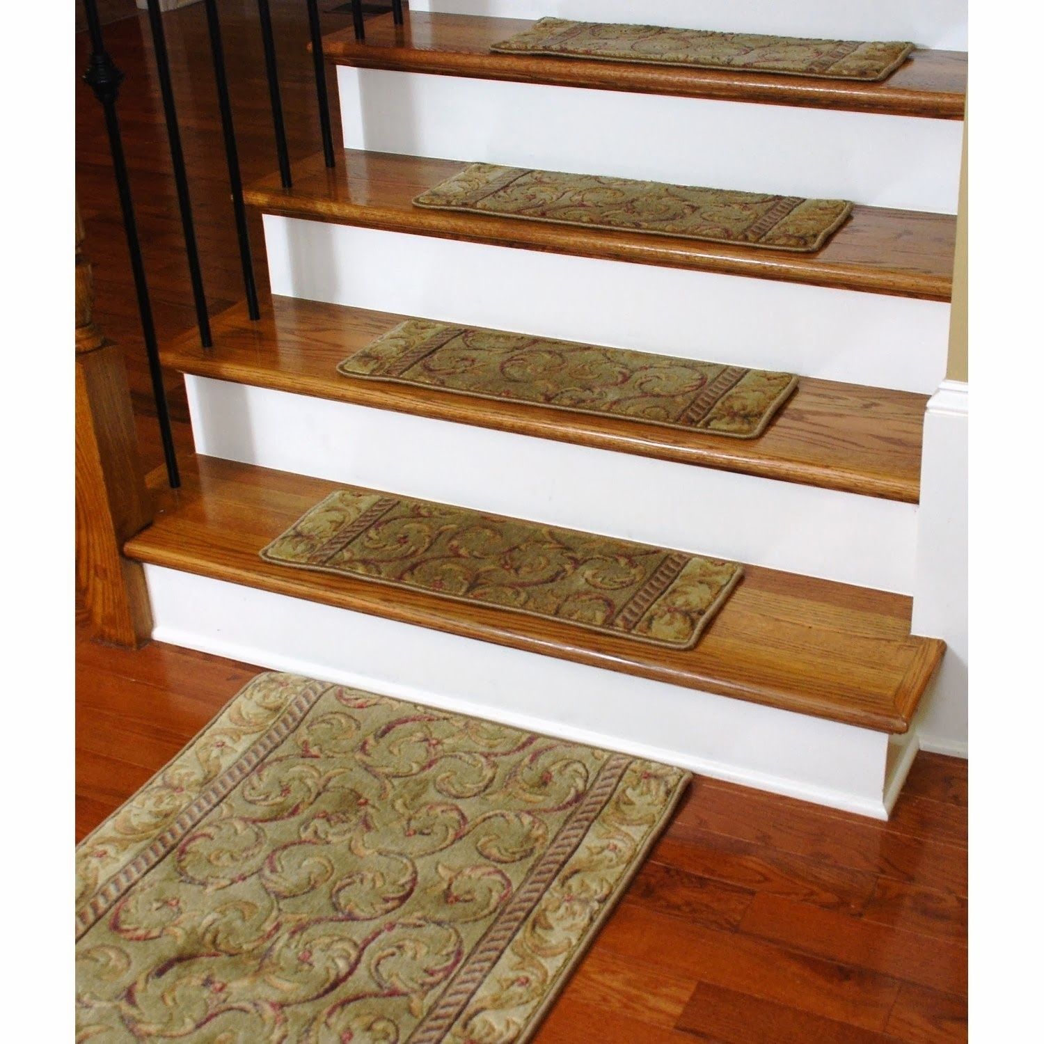 Flooring Carpet Stair Treads Carpet Stair Threads Stair With Regard To Stair Tread Carpet Pads (Photo 12 of 20)