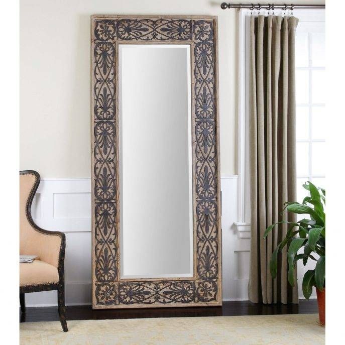 Flooring : Impressive Ornate Floor Mirror Photo Design Antique In Ornate Floor Length Mirrors (View 5 of 30)