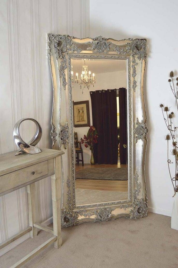 Flooring : Ornate Floorr Impressive Photo Design Estelle Large Intended For Rococo Floor Mirrors (Photo 10 of 30)