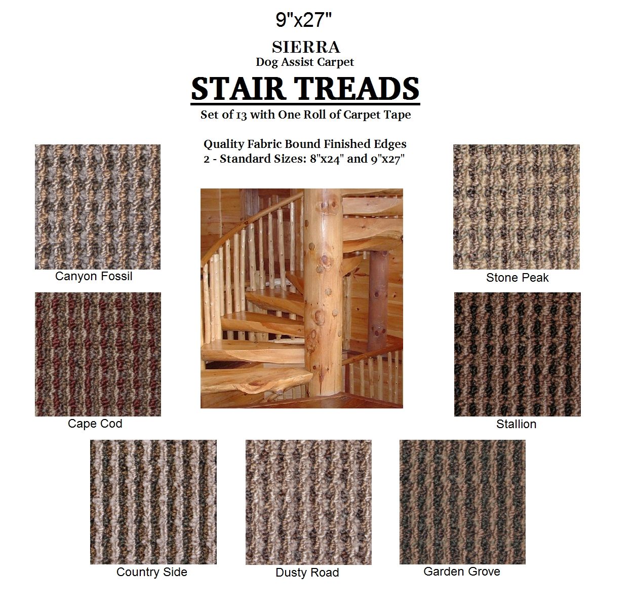 Flooring Pretty Stair Treads Carpet For Stair Decoration Idea With Country Stair Tread Rugs (Photo 6 of 20)