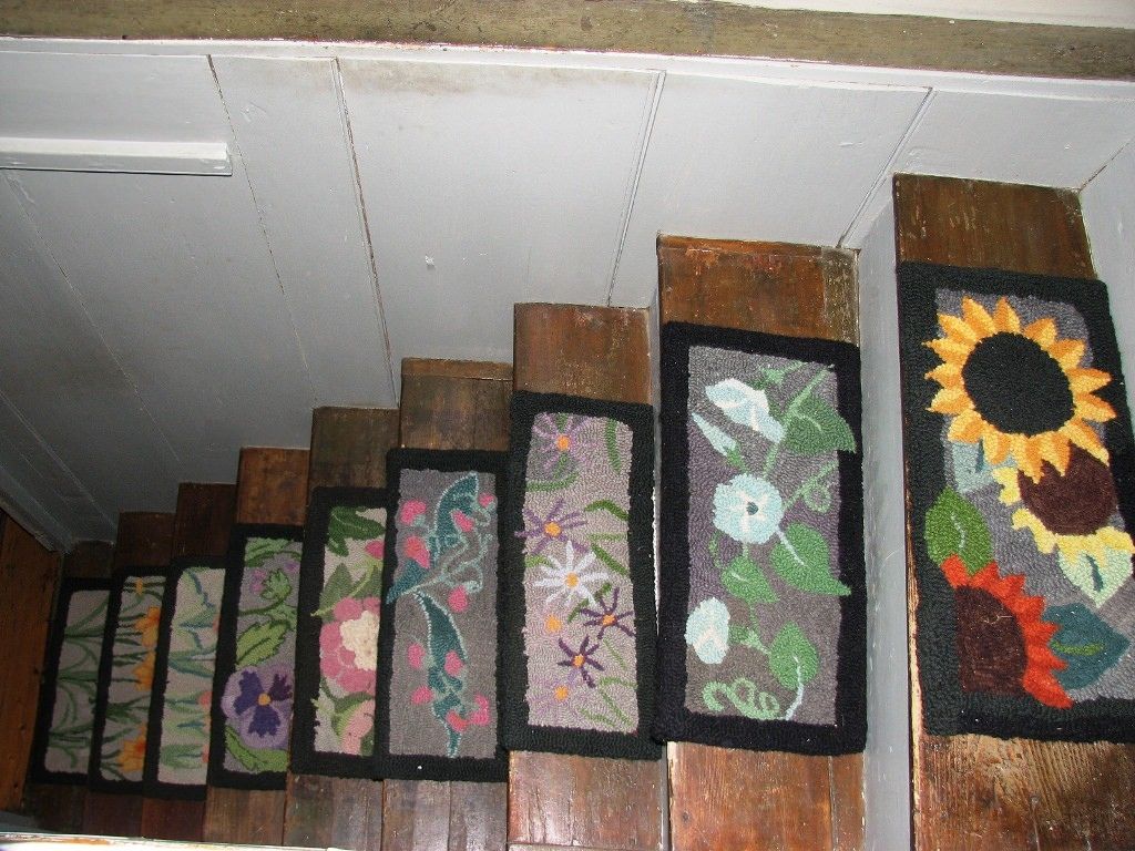 Flooring Pretty Stair Treads Carpet For Stair Decoration Idea Within Peel And Stick Carpet Stair Treads (View 4 of 20)