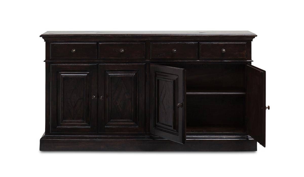 Four Door Milano Sideboard, Tuscany Finish | Weir's Furniture Throughout Tuscany Sideboard (Photo 13 of 20)