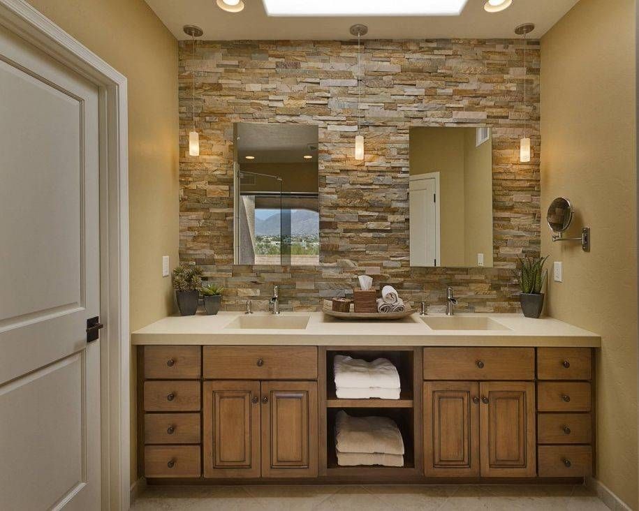 Framed Bathroom Mirrors Ideas Distressed Solid Mahogany Wood With Regard To Chrome Framed Mirrors (Photo 21 of 30)