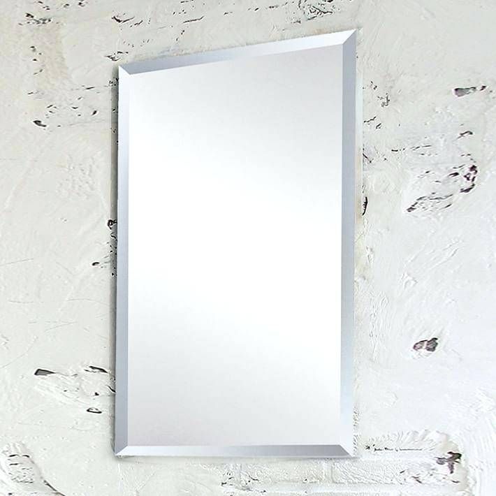 Frameless Wall Mirror For Bathroom Full Length – Shopwiz Pertaining To Full Length Frameless Wall Mirrors (Photo 15 of 20)
