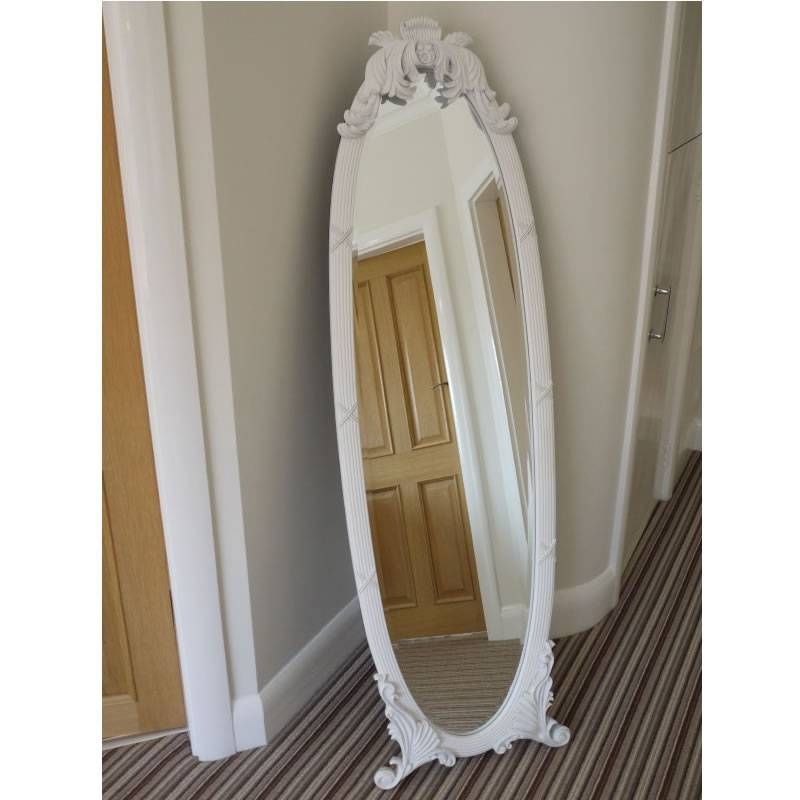 Free Standing Full Length Mirror: Shabby Chic Full Length Mirror Inside Free Standing Shabby Chic Mirrors (View 7 of 15)