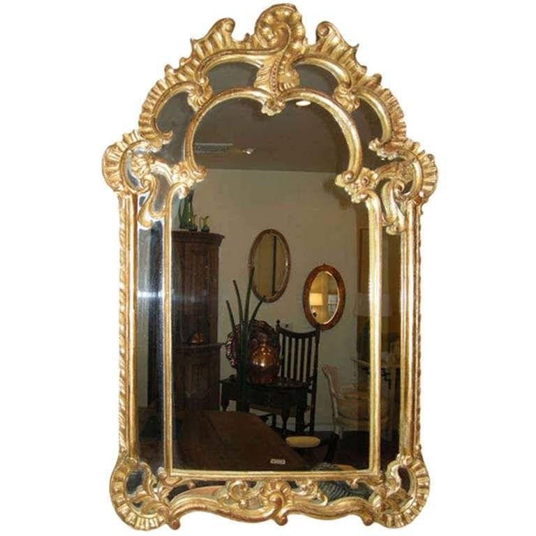 French Gesso Late 19th Century Rococo Wall Mirror For Sale At 1stdibs With Regard To Rococo Wall Mirrors (View 12 of 20)