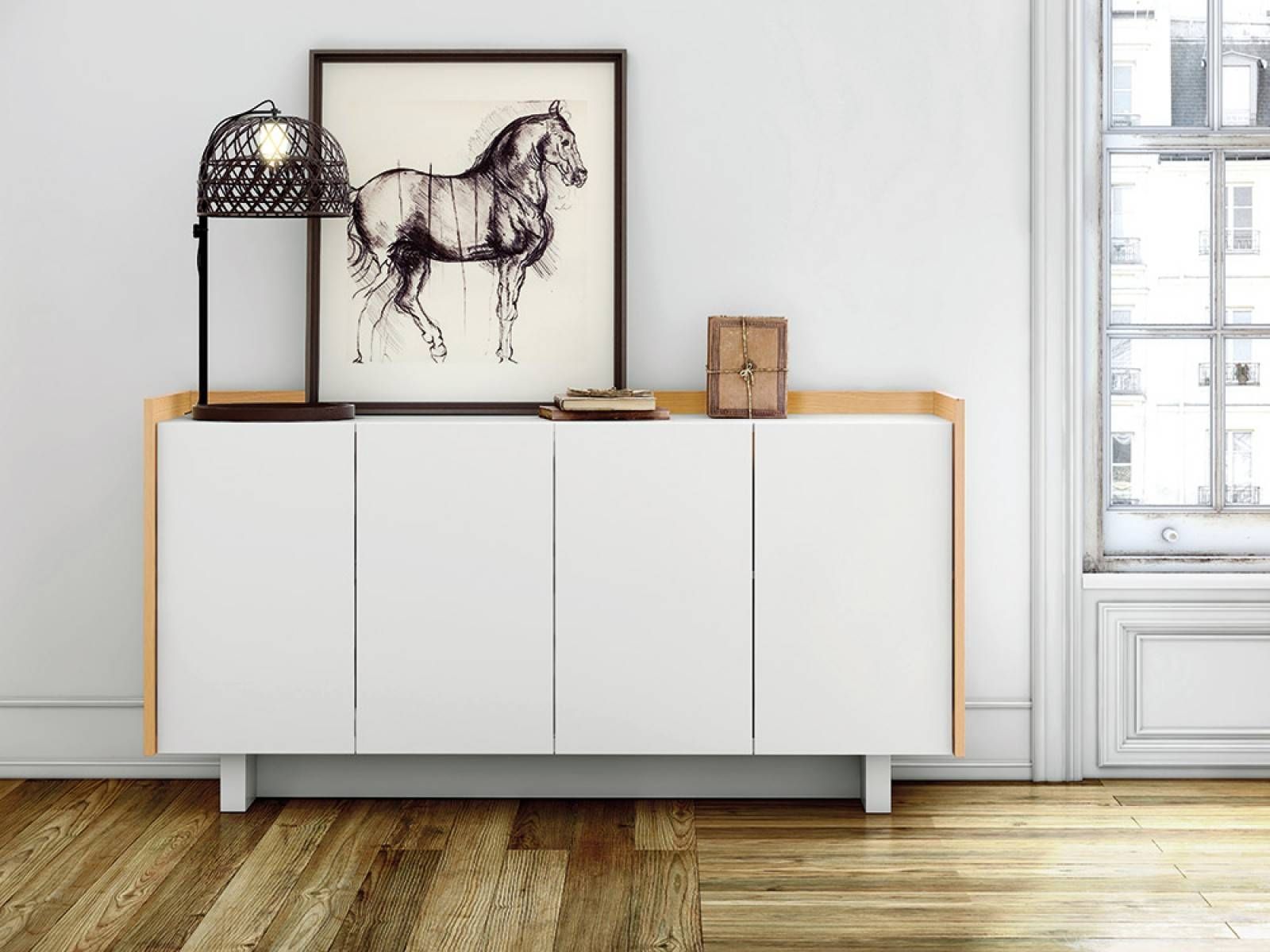Furniture: Beautiful Profile Modern Sideboard For Living Room With Regard To Living Room Sideboard (Photo 14 of 20)
