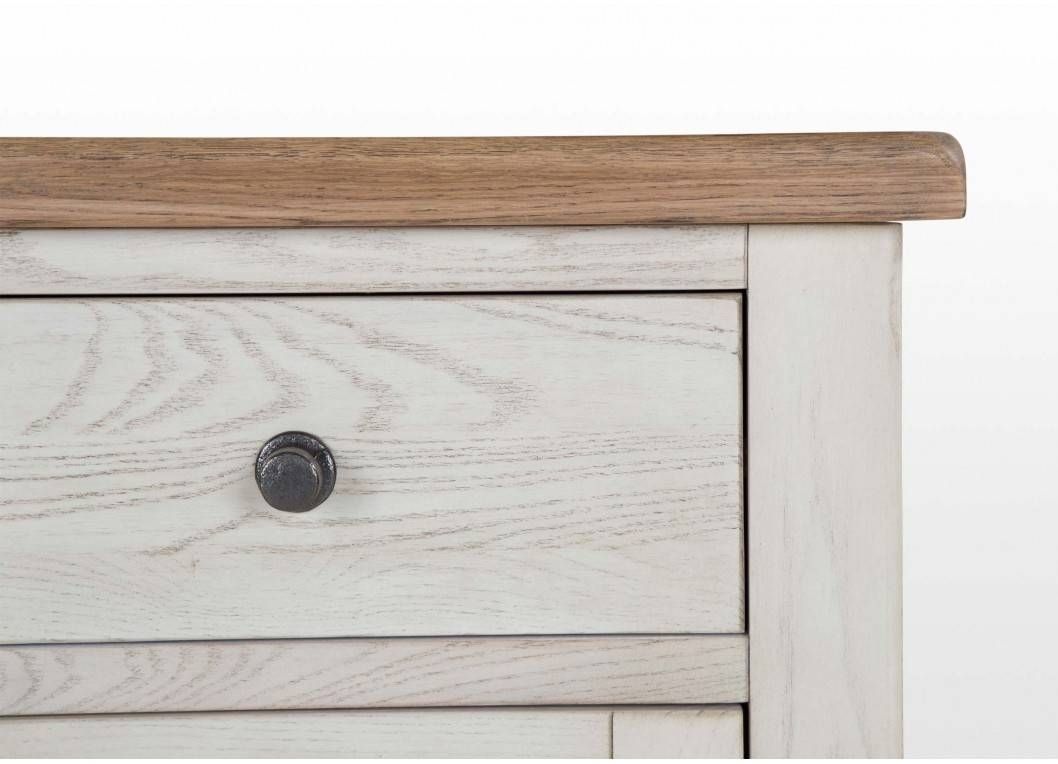 Furniture: Contemporary Version Of Distressed Sideboard Buffet Inside White Wooden Sideboards (Photo 16 of 20)