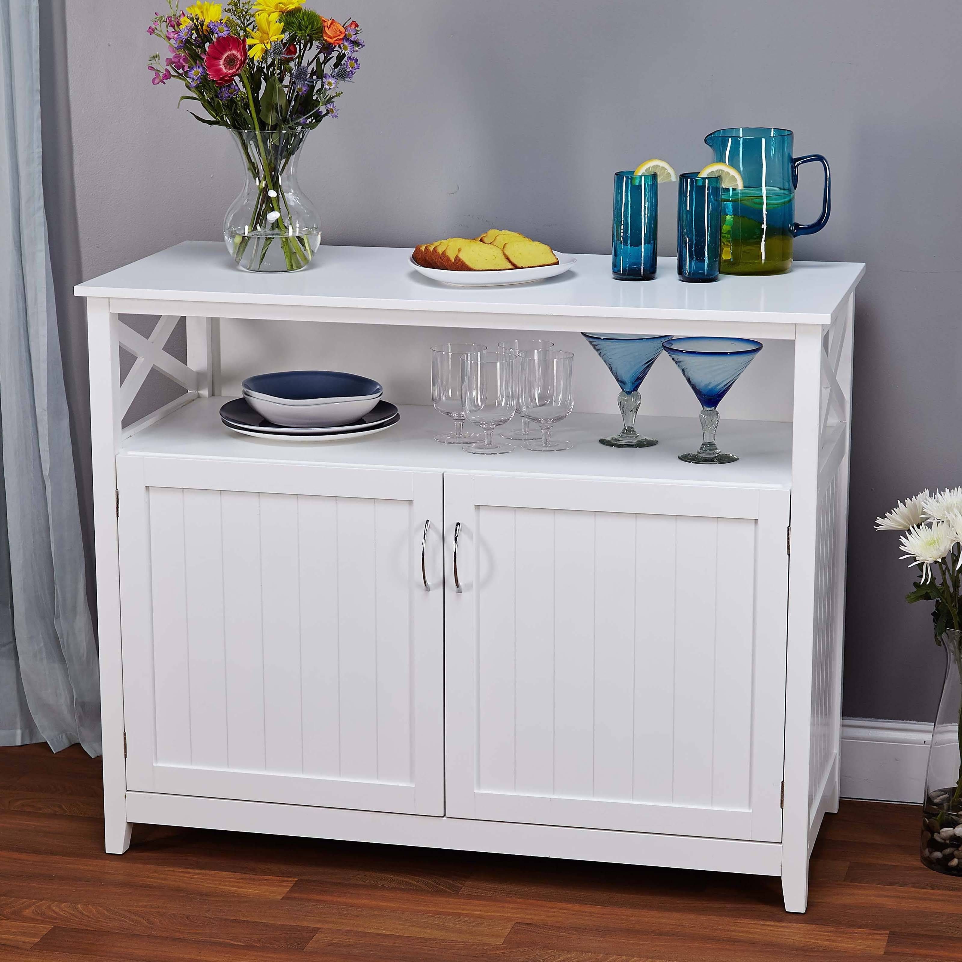 Furniture: Interesting Buffets And Sideboards For Home Furniture Inside Narrow White Sideboard (Photo 11 of 20)