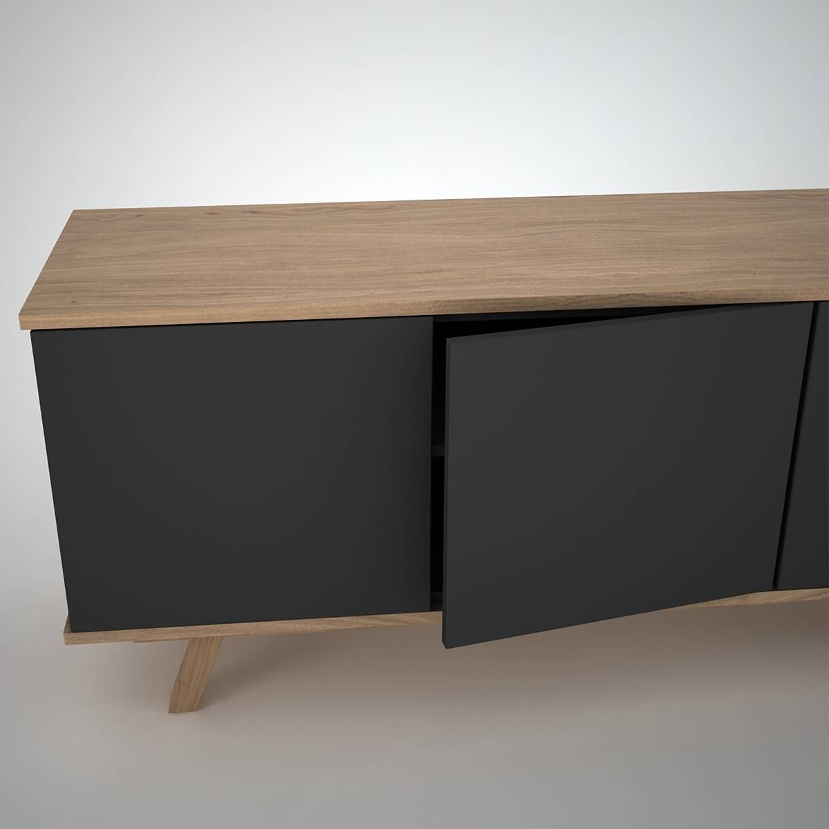 Furniture: Mid Century Modern Sideboard For Inspiring Interior Pertaining To Modern Sideboards (View 7 of 20)