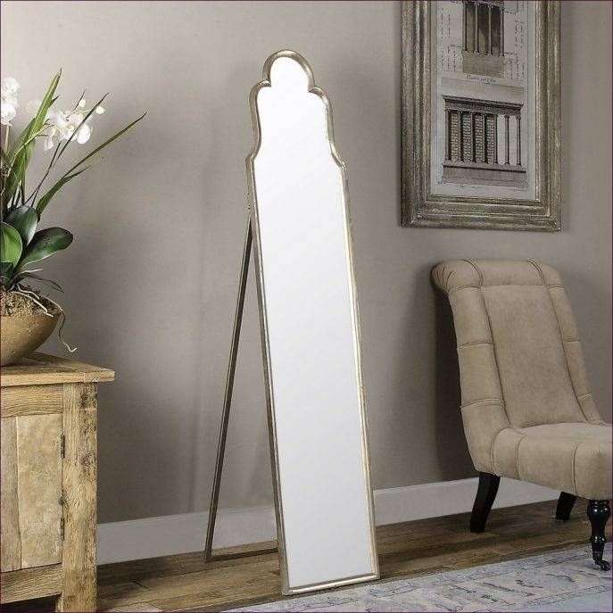 Furniture : White Framed Floor Mirror Large Framed Mirrors For With Large Arched Mirrors (Photo 20 of 20)