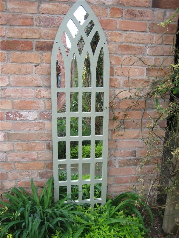 Garden Mirror Gothic Trellis Tall Mirror | Garden Mirrors, Outdoor In Gothic Garden Mirrors (Photo 10 of 30)