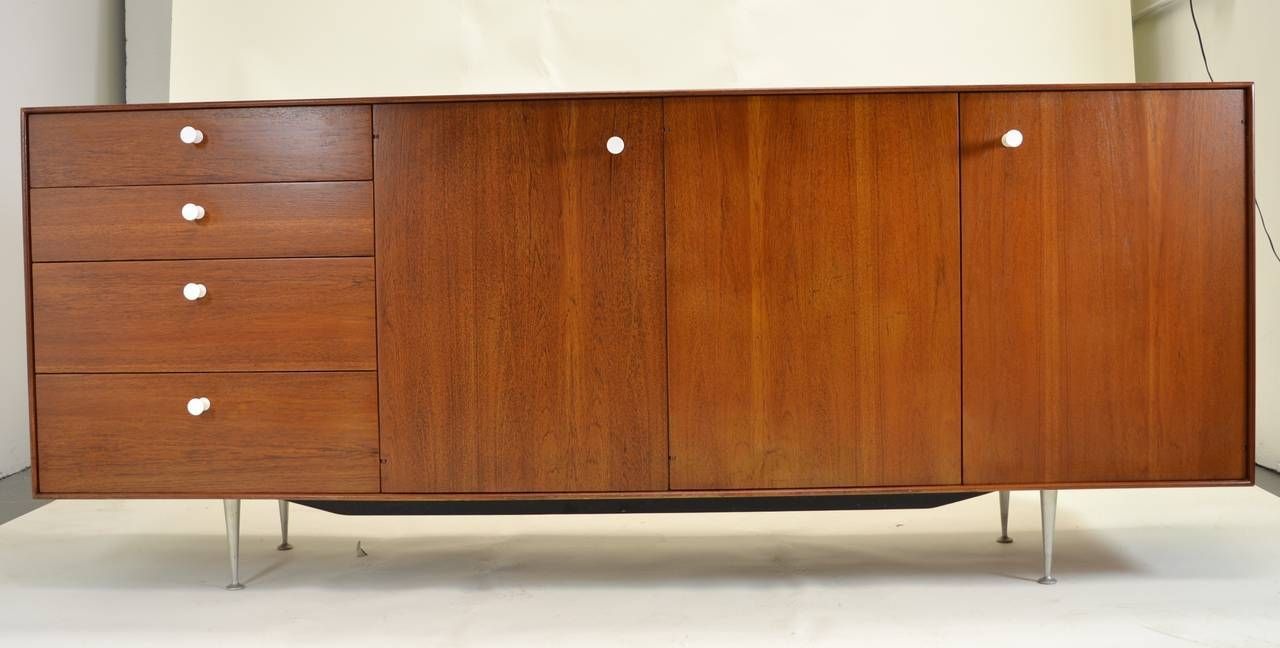 George Nelson Thin Edge Sideboard For Herman Miller, Circa 1950s For Thin Sideboard (Photo 7 of 20)