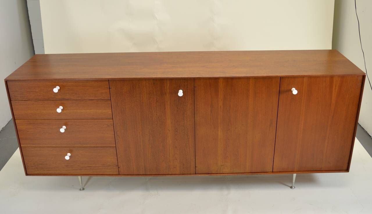 George Nelson Thin Edge Sideboard For Herman Miller, Circa 1950s In Thin Sideboard (Photo 8 of 20)