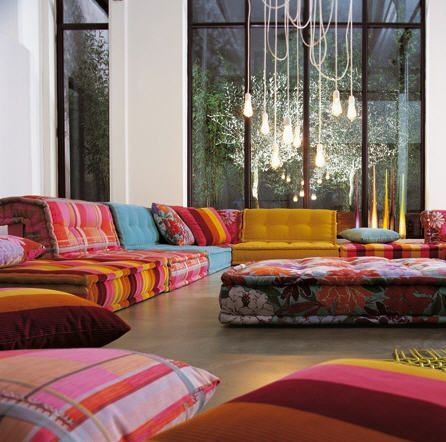 Get The Look Bohemian Floor Cushions Finding Euphoria Blog Pertaining To Floor Cushion Sofas (Photo 2 of 15)