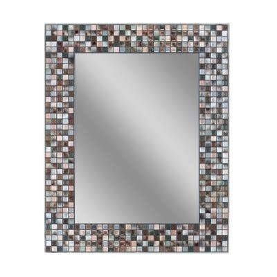 Glass – Mirrors – Wall Decor – The Home Depot Inside Bronze Mosaic Mirrors (View 5 of 30)