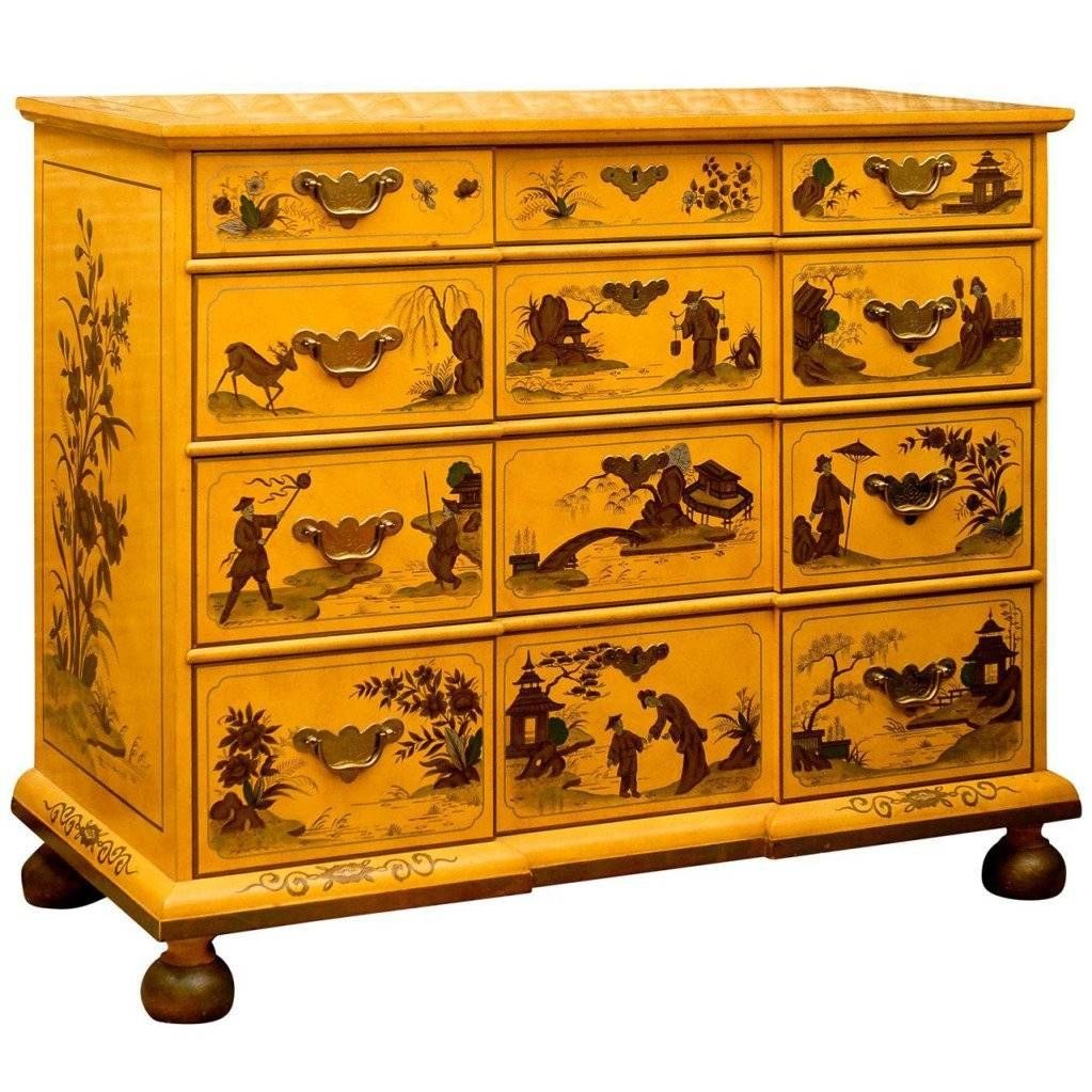 Gold Chinoiserie Chestbaker At 1stdibs For Chinoiserie Sideboard (Photo 13 of 20)