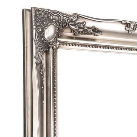 Grace Ornate Silver Bevelled Mirror | Frame Today In Silver Bevelled Mirrors (View 5 of 20)