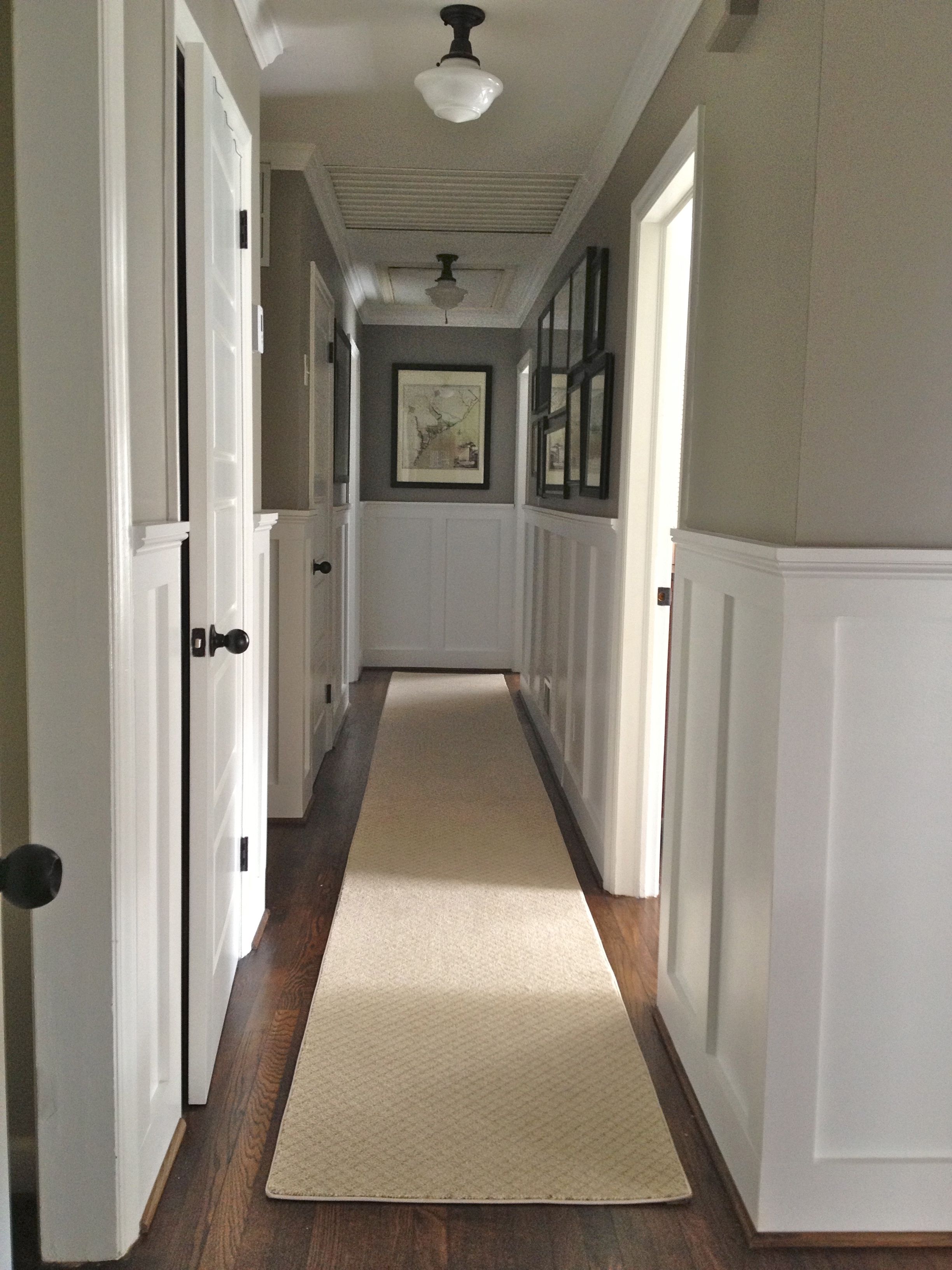Grey And White Carpet Runner Carpet Vidalondon Intended For Custom Runners For Hallways (View 12 of 20)