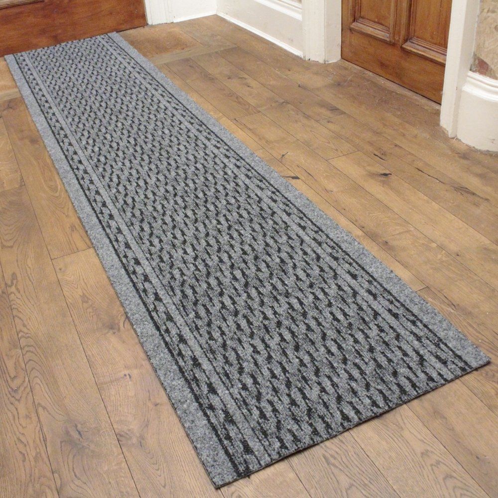 Grey Hallway Carpet Runner Rumba Throughout Hall Runners Grey 