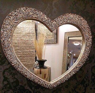 Heart Shaped Mirrors For Heart Shaped Mirrors For Walls (Photo 1 of 30)