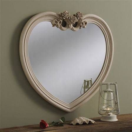 Heart Shaped Mirrors Intended For Heart Shaped Mirrors For Walls (Photo 9 of 30)