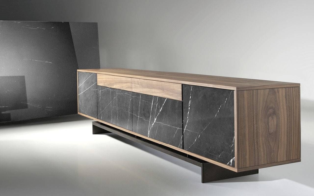 High Sideboard / Contemporary / Wooden / Lacquered Mdf – Grammi For Contemporary Wood Sideboards (Photo 12 of 20)