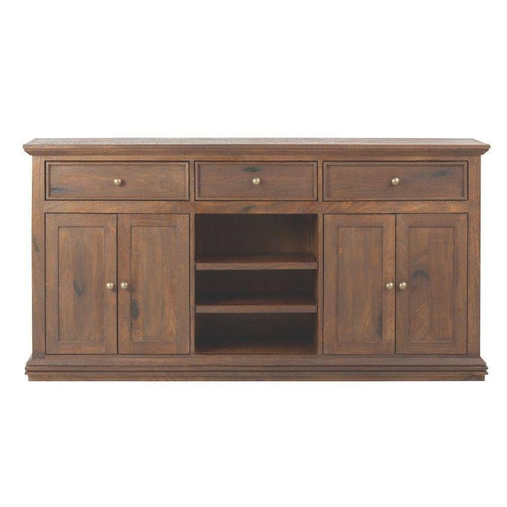 Home Decorators Collection Aldridge Antique Grey Buffet 9415000270 With Regard To Wood Sideboards (View 17 of 20)