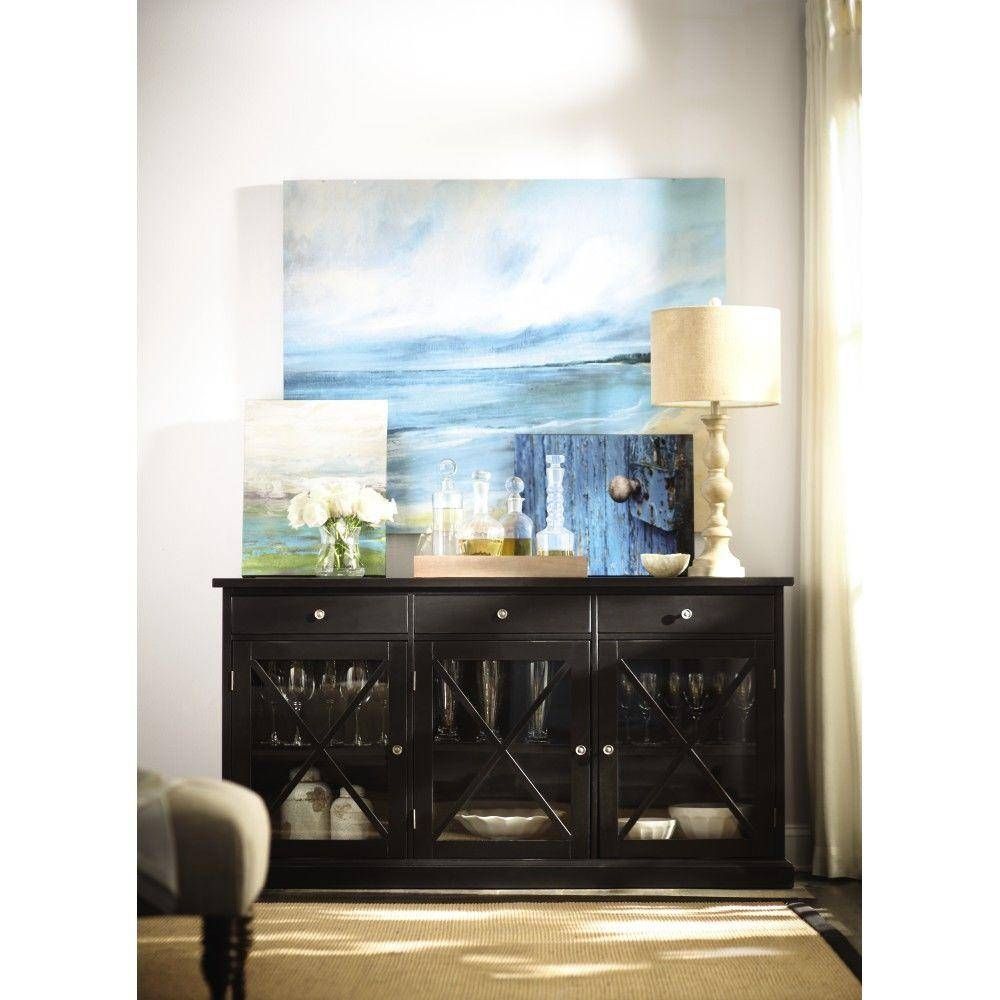 Home Decorators Collection Hampton Black Buffet 1926000950 – The In Black Sideboard Buffet (Photo 1 of 20)
