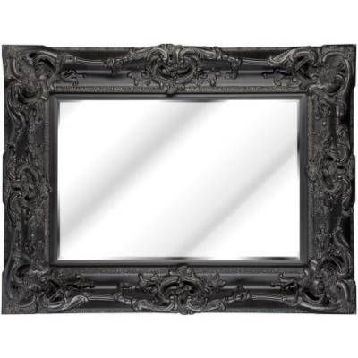Huge 8ft X 6ft Ivory Monaco Antique Mirror – Ayers & Graces Online In Antique Black Mirrors (View 11 of 20)