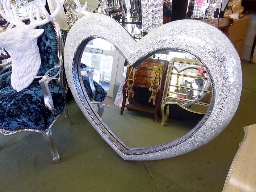 Hunter Interiors, Rottingdean, Brighton, Uk – Retailing Exotic Throughout Large Heart Mirrors (Photo 11 of 15)