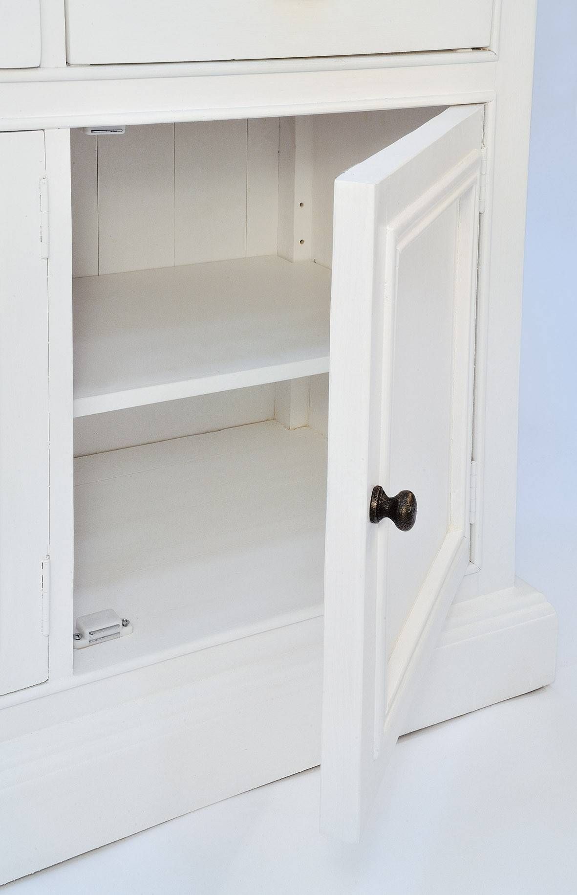 Hutch® – Chippenham White Painted Large Sideboard 3 Door 3 Drawer With Regard To Large White Sideboard (View 19 of 20)
