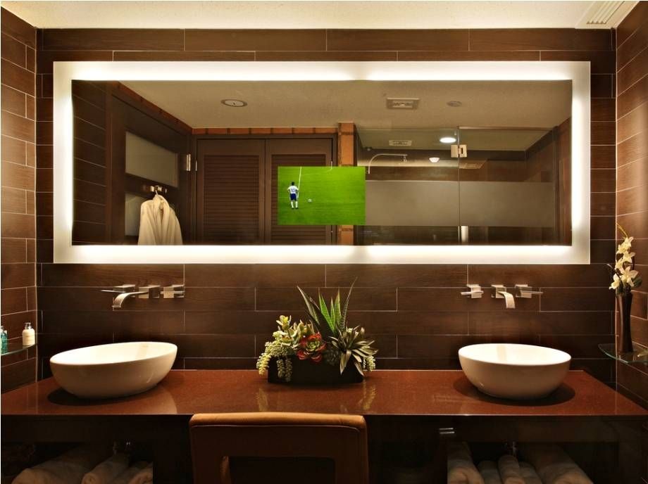 Illuminated Wall Mirrors For Bathroom | Carpetcleaningvirginia Throughout Large Illuminated Mirrors (Photo 15 of 30)