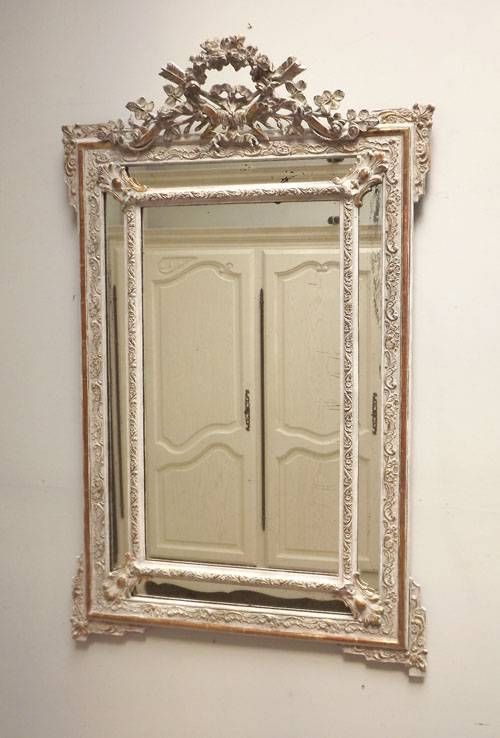 Imw3257 Stunning French Antique Cushion Mirror In French Antique Mirrors (Photo 2 of 30)