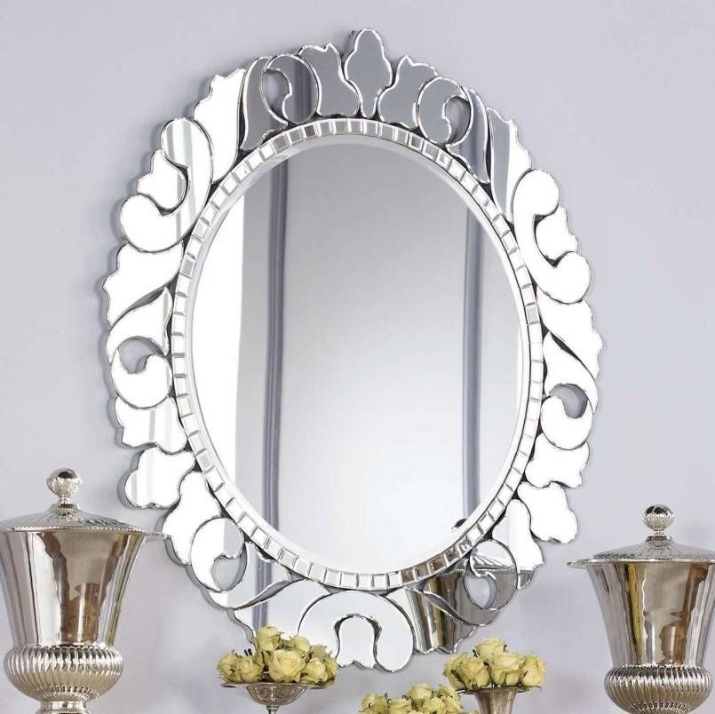 Interior Design Gallery: Bathroom Decorative Mirrors Within Small Venetian Mirrors (Photo 15 of 20)