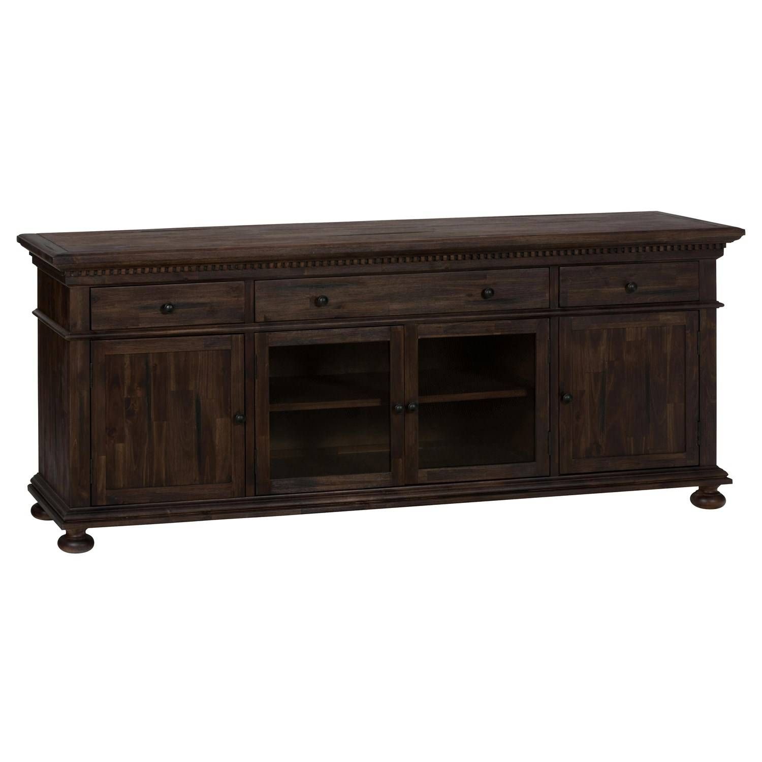 Jofran 679 80 Geneva Hills 80 Multi Purpose Media Cabinet With With Regard To 80 Inch Sideboard (View 16 of 20)