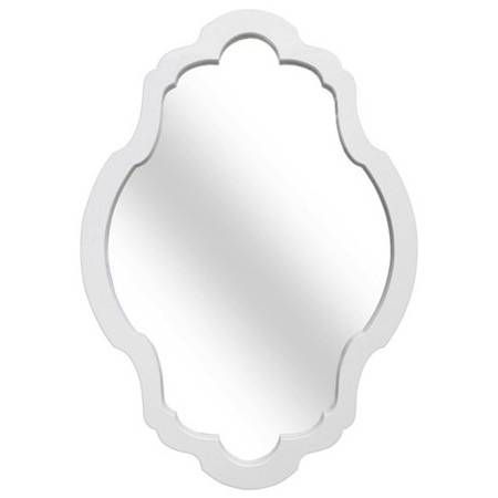 Jonathan Adler Rococo White Wall Mirror Look 4 Less With Rococo Wall Mirrors (View 16 of 20)
