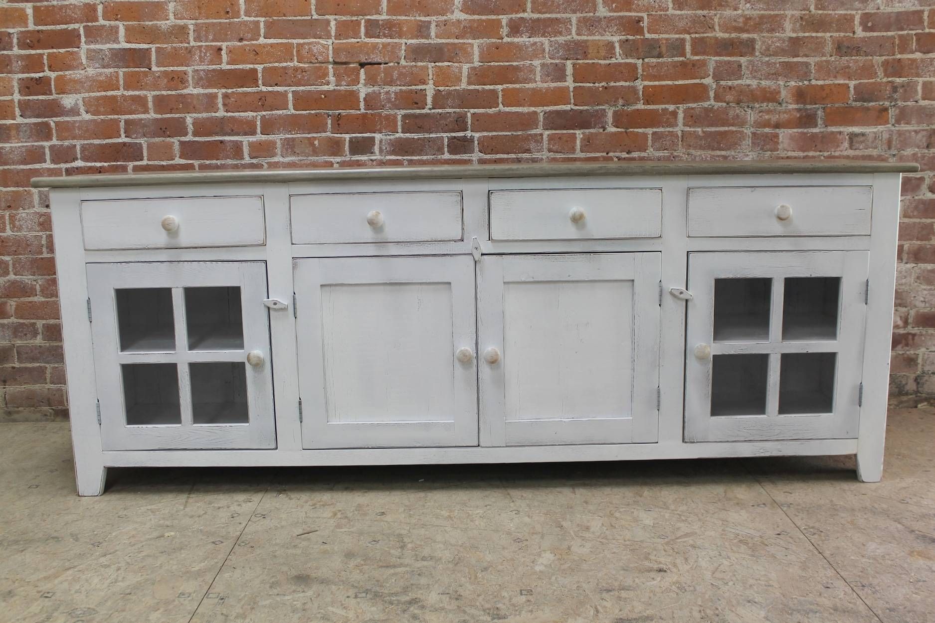Large 80inch Coastal Server – Ecustomfinishes In 80 Inch Sideboard (View 13 of 20)