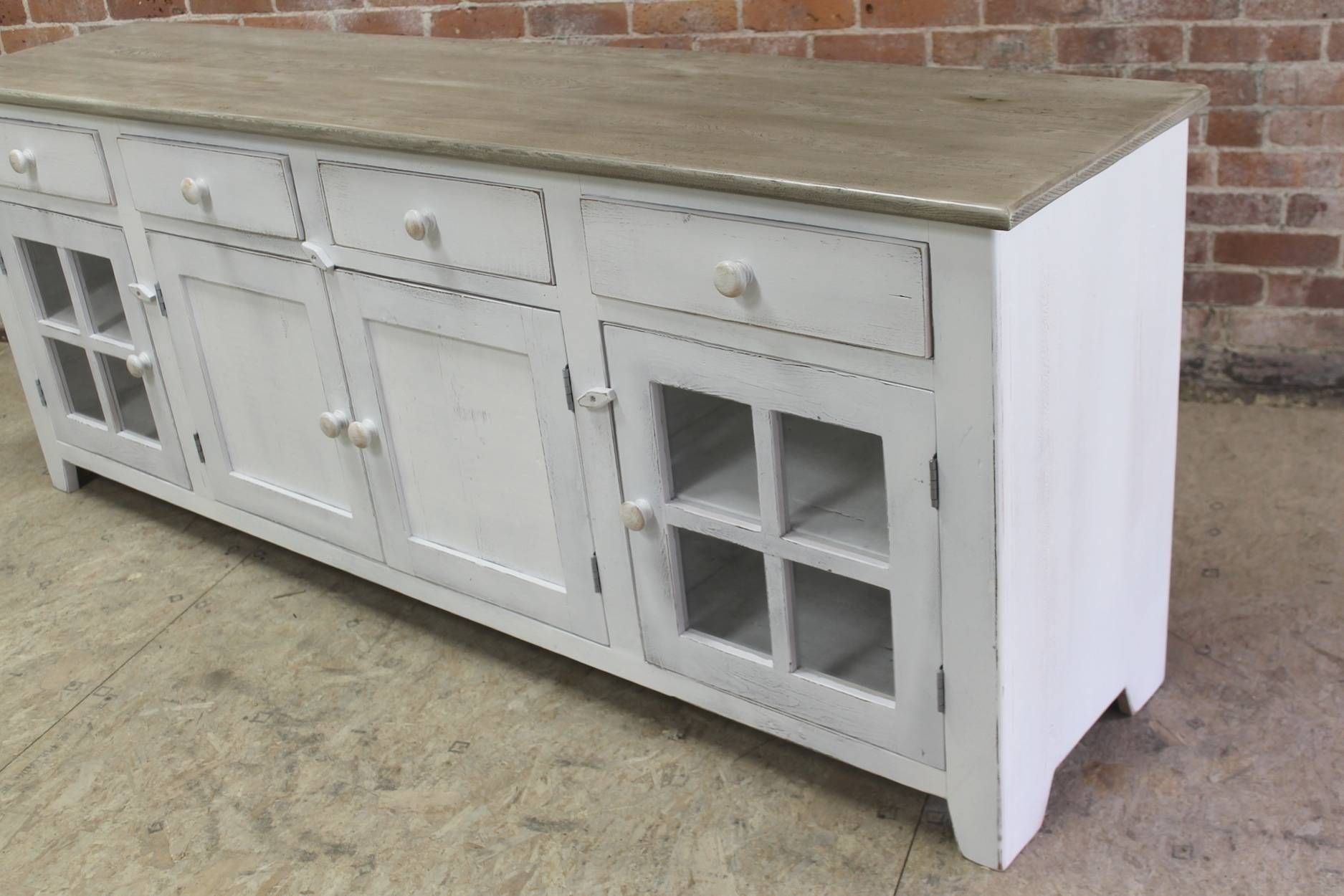 Large 80inch Coastal Server – Ecustomfinishes Within 80 Inch Sideboard (View 5 of 20)