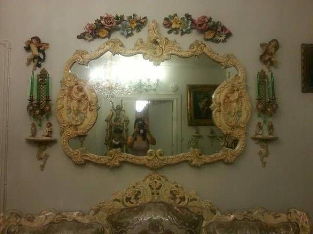 Large Antique Victorian Wall Mirror Flowers For Sale – $600 For Antique Victorian Mirrors (View 4 of 20)