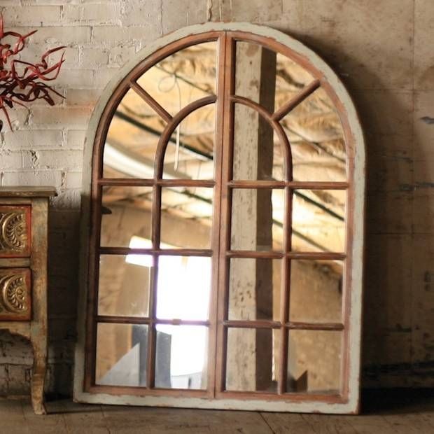 Large Arched Window Mirror | Antique Farmhouse Within Large Arched Window Mirrors (View 7 of 30)