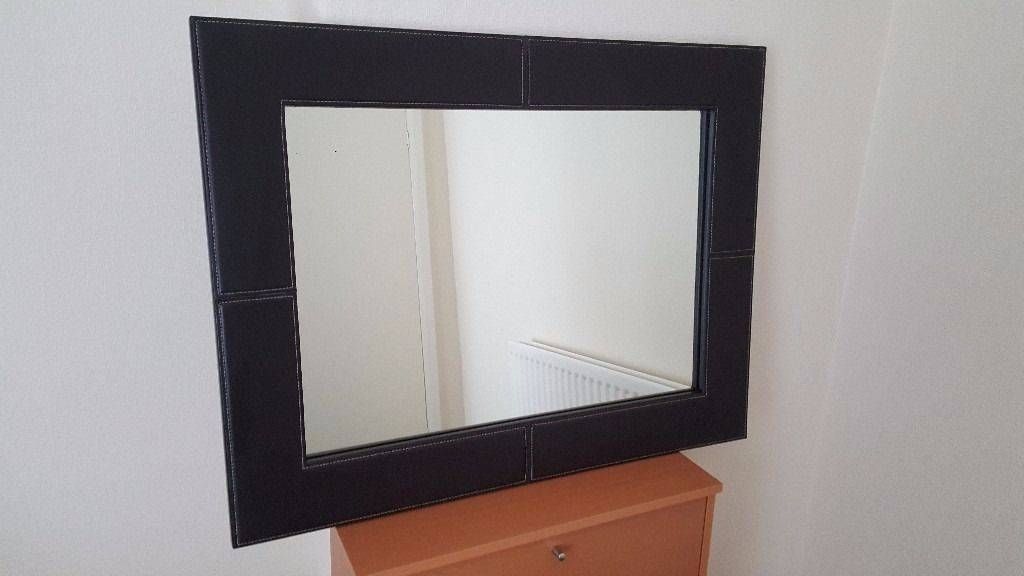 Large Brown Faux Leather Mirror | In Stanley, County Durham | Gumtree Inside Large Leather Mirrors (Photo 1 of 30)