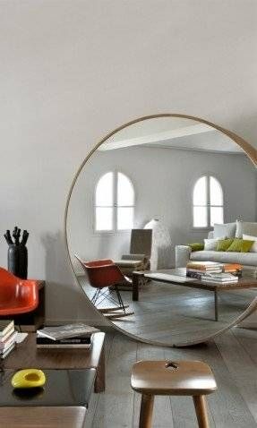 Large Circular Mirror – Foter With Large Circle Mirrors (Photo 10 of 20)